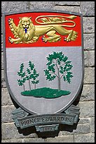 Shield of Prince Edward Island Province. Victoria, British Columbia, Canada ( color)