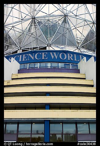 Close-up of Science world building. Vancouver, British Columbia, Canada (color)