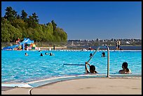 Swimming pool, Stanley Park. Vancouver, British Columbia, Canada ( color)