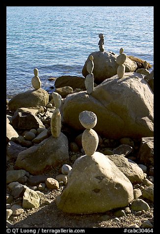 Balanced rocks. Vancouver, British Columbia, Canada