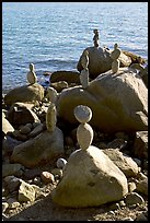 Balanced rocks. Vancouver, British Columbia, Canada ( color)