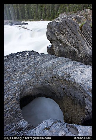 Arch of the Natural Bridge. Yoho National Park, Canadian Rockies, British Columbia, Canada