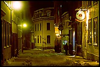 Hostel at night, Quebec City. Quebec, Canada ( color)