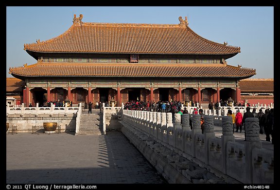 Palace of Heavenly Purity, Forbidden City. Beijing, China (color)
