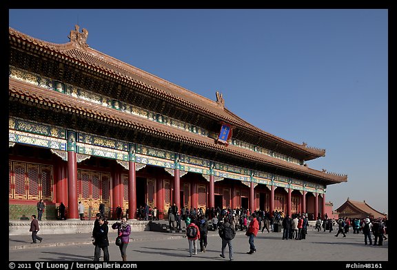 Hall of Supreme Harmony, Forbidden City. Beijing, China