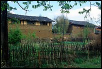 Traditional rural houses. Baisha, Yunnan, China (color)