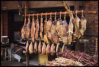 Ham made with cattle legs, salted when raw, and dried under the sun. Kunming, Yunnan, China ( color)