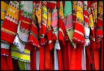 Sani dresses for sale. Shilin, Yunnan, China