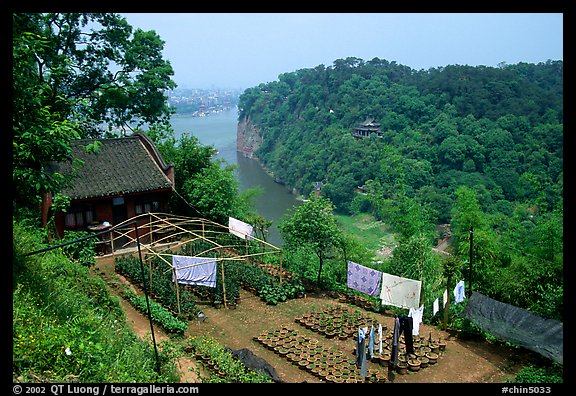 Cultures on Wuyou Hill. Leshan, Sichuan, China