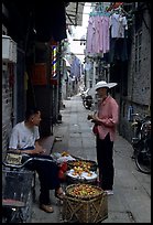 Narrow backstreet. Guangzhou, Guangdong, China ( color)