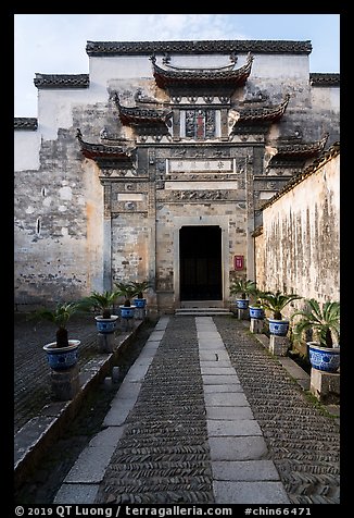 Lexu Hall. Hongcun Village, Anhui, China (color)