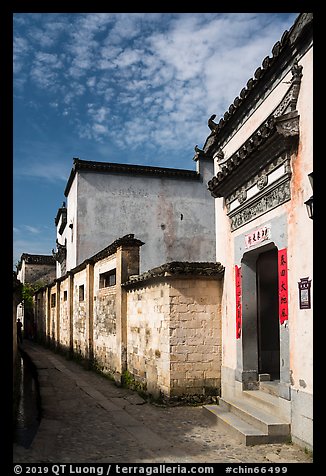 Street. Hongcun Village, Anhui, China