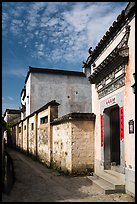 Street. Hongcun Village, Anhui, China ( color)