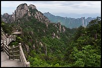 Trail. Huangshan Mountain, China ( color)