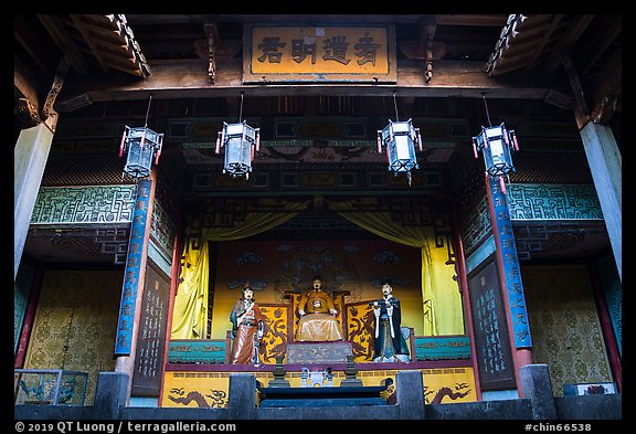 Altar, Zhuimu Hall. Xidi Village, Anhui, China