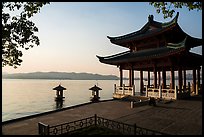 Imperial Pieer, Cuiguang Pavilion, West Lake. Hangzhou, China ( color)