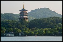 Leifeng Pagoda, West Lake. Hangzhou, China ( color)