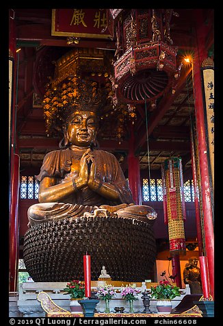 Large Buddha Statue, Jingci Temple. Hangzhou, China