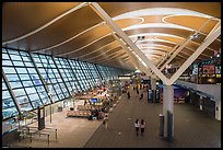 Terminal, Pudong Airport. Shanghai, China ( color)