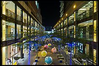 Shopping mall at night. Taipei, Taiwan ( color)