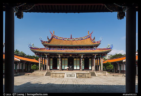 Dacheng Hall, Confuscius Temple. Taipei, Taiwan