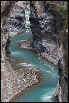 River in marble narrows, Taroko Gorge. Taroko National Park, Taiwan (color)