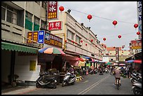 Street near market. Lukang, Taiwan (color)