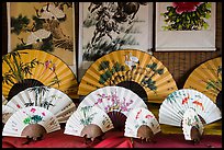 Fans and paintings. Lukang, Taiwan ( color)