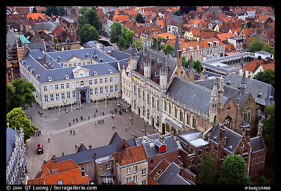 The Burg. Bruges, Belgium (color)