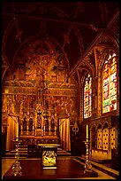 Upper Chapel of the Heilig-Bloedbasiliek (Basilica of Holy Blood). Bruges, Belgium ( color)