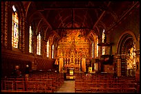 Upper Chapel of the Basilica of Holy Blood (Heilig-Bloedbasiliek). Bruges, Belgium ( color)