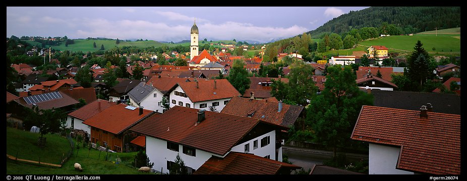 Nesselwang Village. Bavaria, Germany (color)