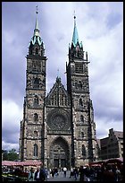 Sankt Lozenz Kirche (cathedral). Nurnberg, Bavaria, Germany