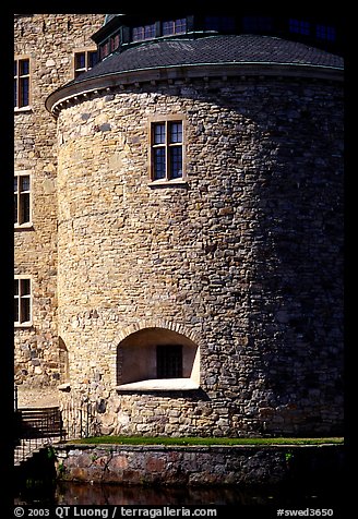 Tower of the Orebro slott, Orebro. Central Sweden (color)