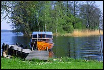 Boat on lakeshore. Central Sweden ( color)