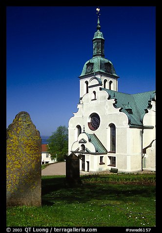 Church near Granna. Gotaland, Sweden (color)