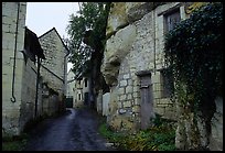 Troglodyte houses. Loire Valley, France ( color)