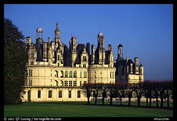Chambord chateau. Loire Valley, France