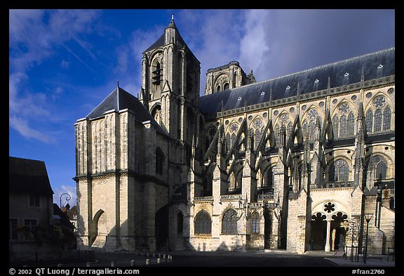 Saint-Etienne Cathedral. Bourges, Berry, France