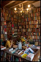 Front counter of Shakespeare and Company bookstore. Quartier Latin, Paris, France (color)