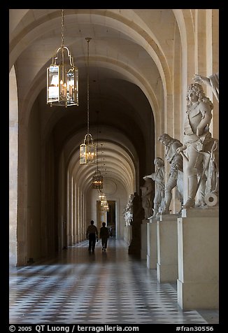 Versailles Palace corridor. France
