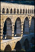Arches of Pont du Gard. France (color)