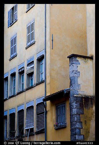 House facade. Grenoble, France