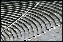 Tiered seats arrranged in a semi-circle, Orange. Provence, France