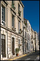 Old townhouses. Arles, Provence, France