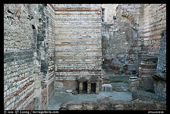 Baths of Constantine. Arles, Provence, France