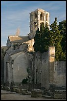 Romanesque Church of Saint Honoratus, Alyscamps. Arles, Provence, France (color)
