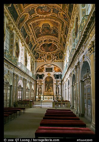 Chapel of the Trinity, palace of Fontainebleau. France