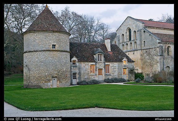 Dovecote, Cistercian Abbey of Fontenay. Burgundy, France