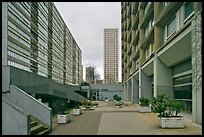 High-rise residential towers, Olympiades. Paris, France (color)